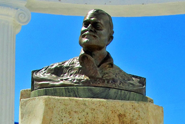 Un busto de Hemingway en Cojimar
