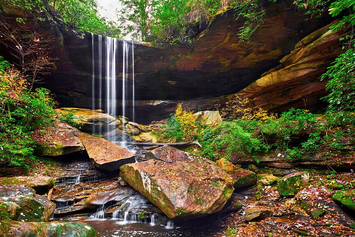 Cataratas Van Hook, Bosque Nacional Daniel Boone
