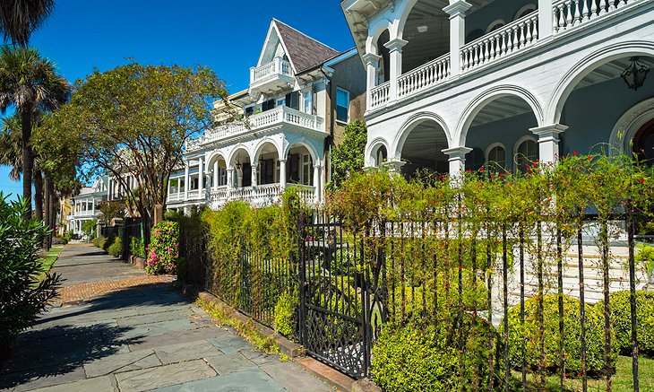 Casas históricas en Charleston