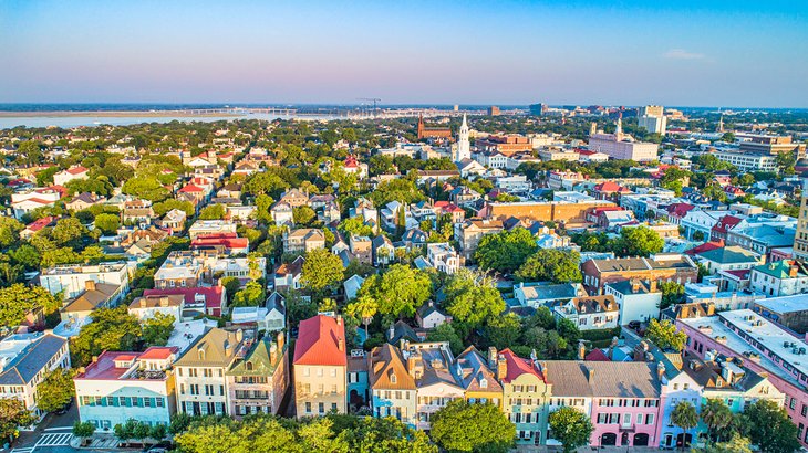 Vista aérea de Charleston