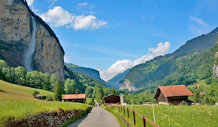Ruta de senderismo en Lauterbrunnental