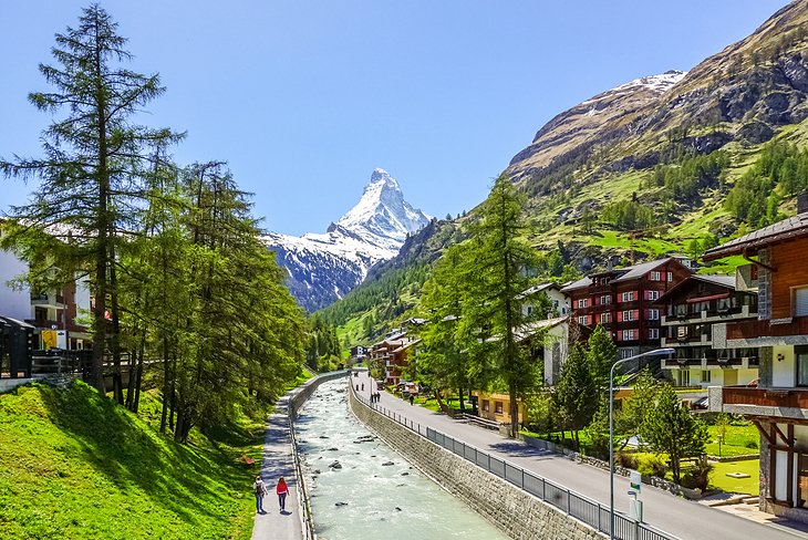 Ruta de senderismo en Zermatt
