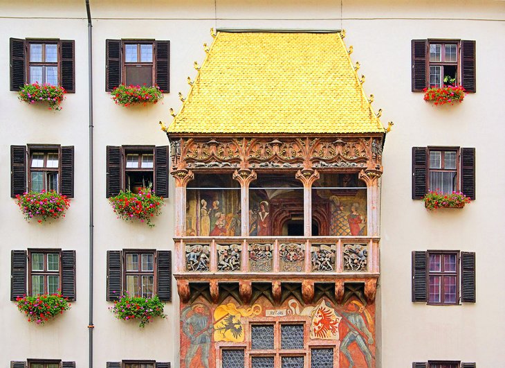 El Tejado Dorado en Innsbruck