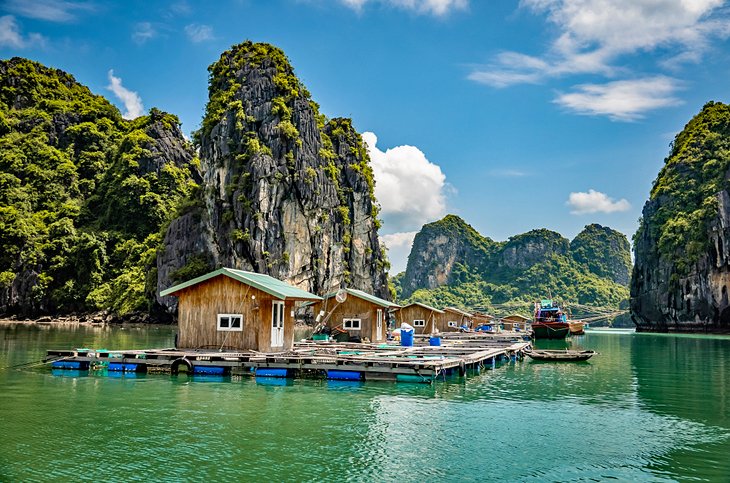 El pueblo flotante de Vung Vieng