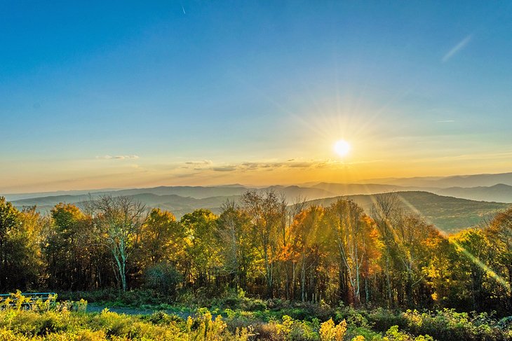 Atardecer en High Knob, Norton