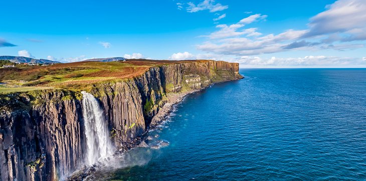 Cascada de Kilt Rock, Isla de Skye, Escocia