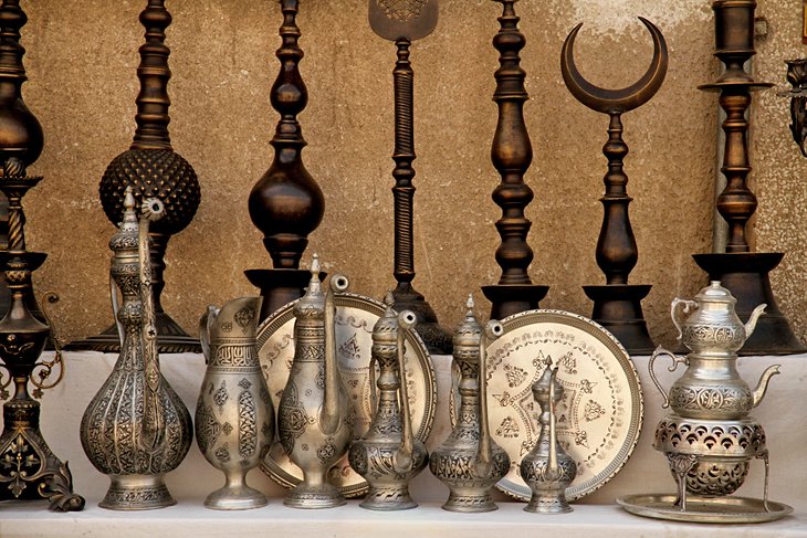 Artículos a la venta en un bazar Safranbolu