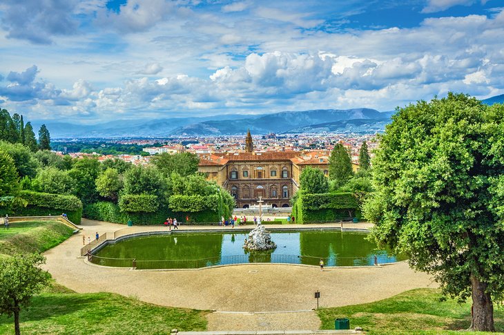 Jardines de Boboli y Palacio Pitti