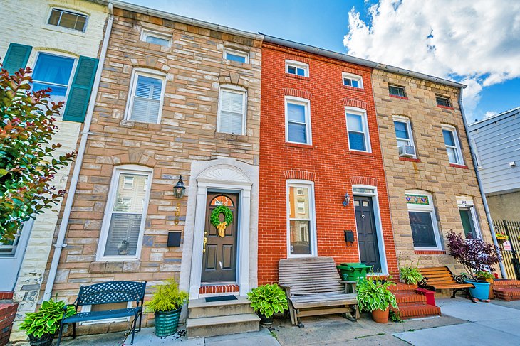 Casas adosadas en Fell's Point