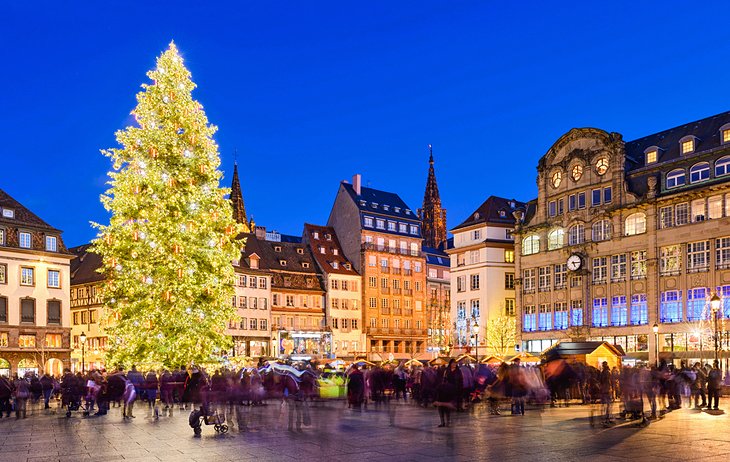 Mercado navideño en Estrasburgo