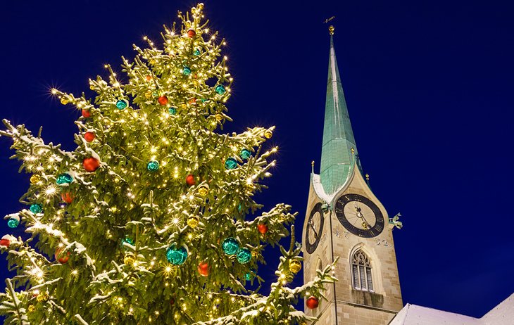 Árbol de Navidad en Zúrich