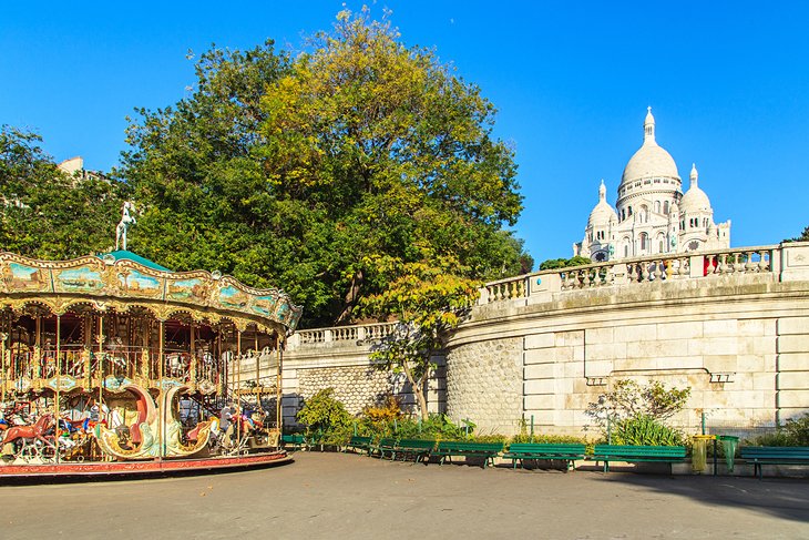 Carrusel con vistas al Sacré-Cœur