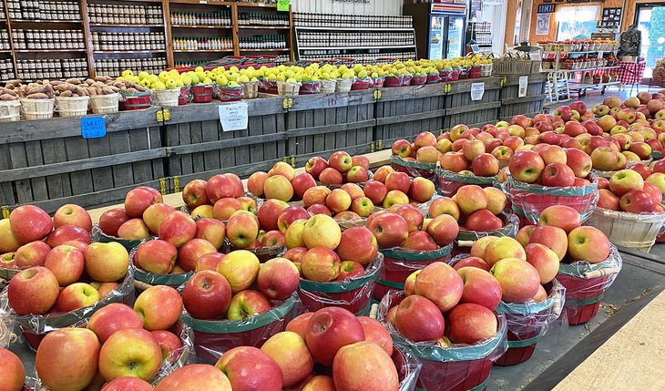 Manzanas a la venta en R&A Orchards