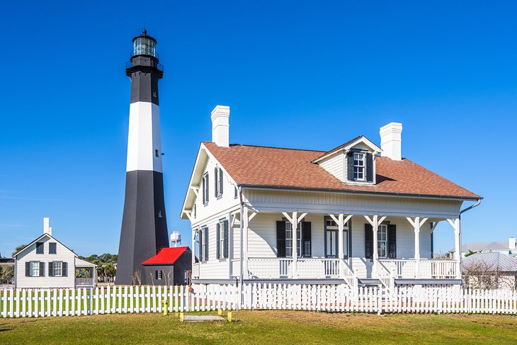 faro de la isla Tybee