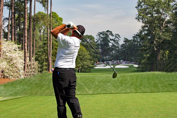 Golf en el Club de Golf Nacional de Augusta