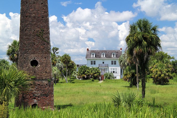 Pierce Butler Plantation en Butler Island en Darien, Georgia