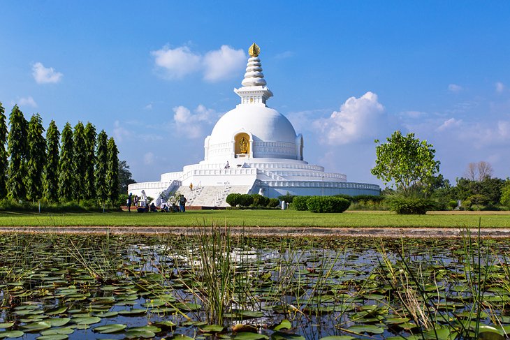 Pagoda de la paz mundial en Lumbini