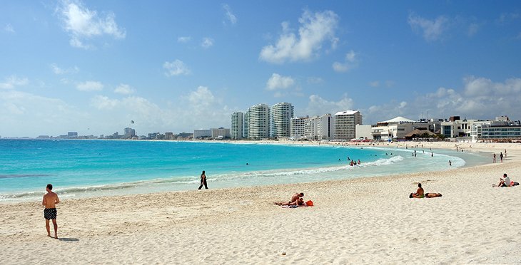Playa en Cancún